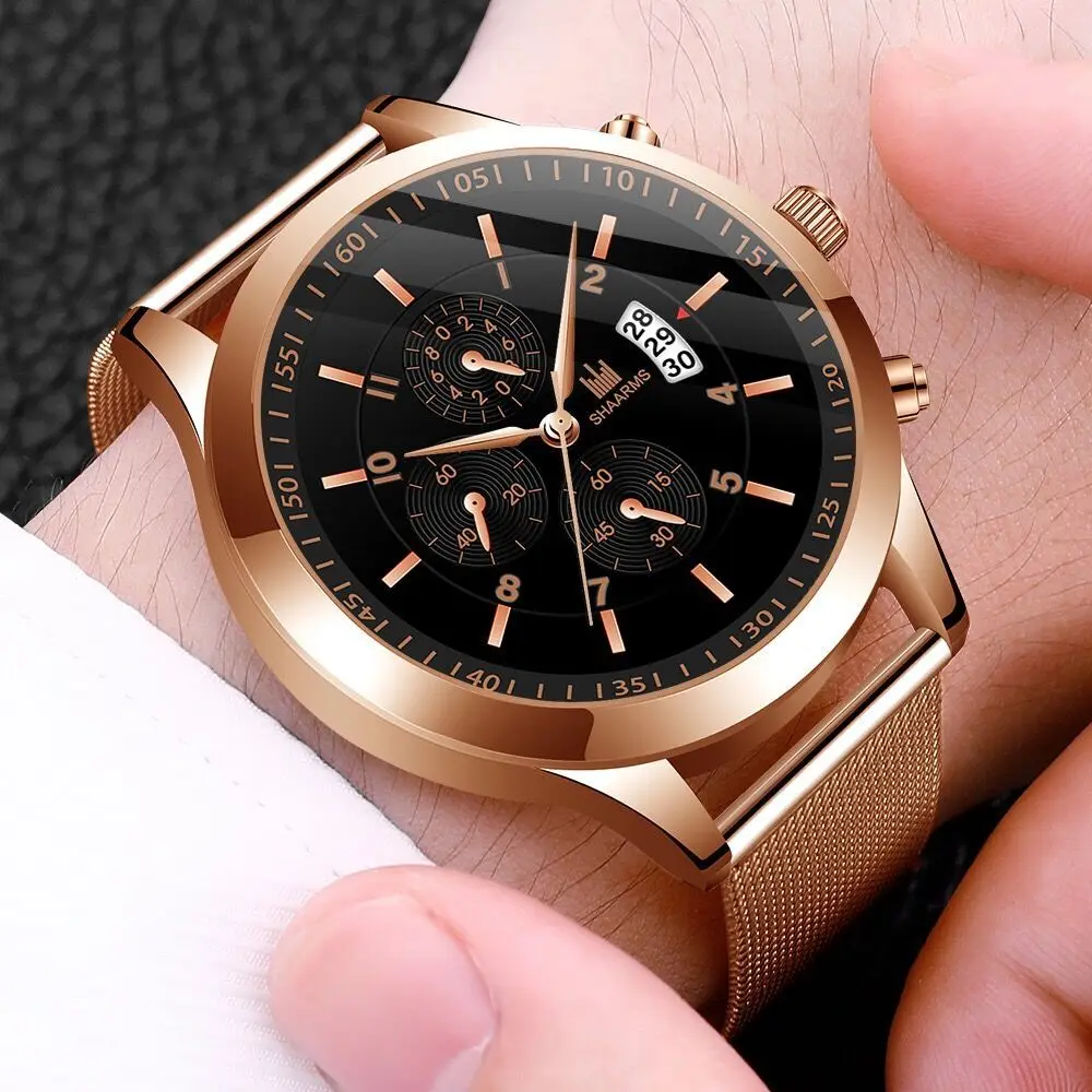 

2021 Reloj Hombr Fashion Mens Watches Luxury Quartz Watch Men Famous Band Watch Business Calendar Watch Relogio Masculino