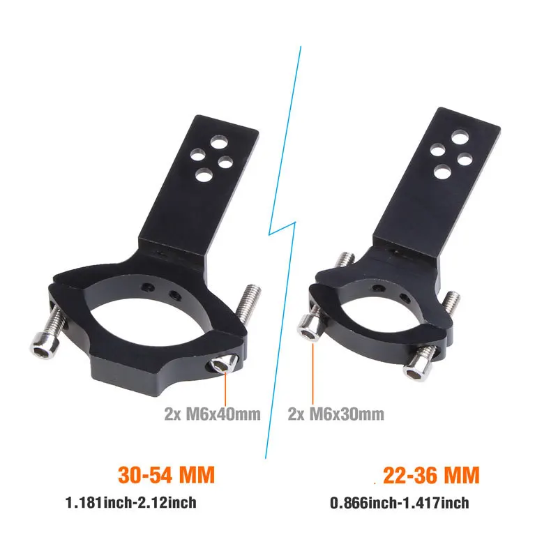 2 шт. универсальные кронштейны для светодиодных мотоциклетных фар 20-36 мм 30-54 |