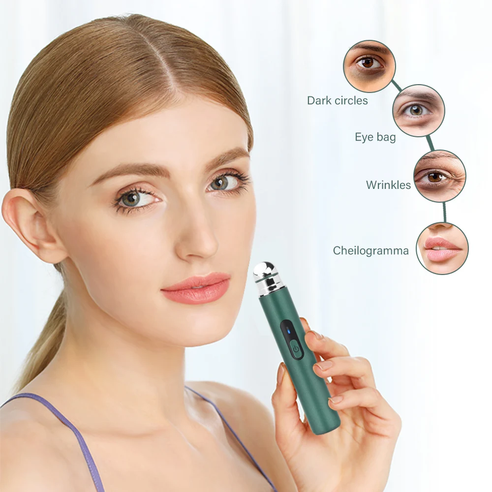 Массажер для глаз с подогревом вибрирующий массажер лица устройство со