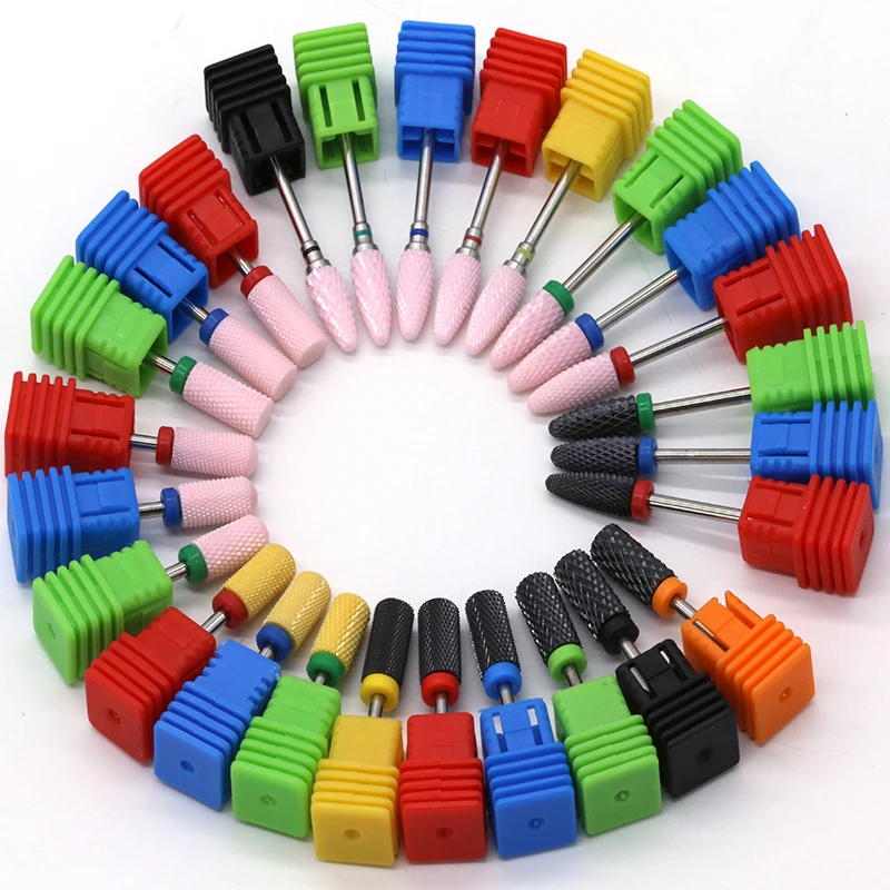 

Nail Drill Bit Ceramic Electric Nail Milling Cutter for Manicure Pedicure Nail Art Accessoires Tool Remove Nail Polish