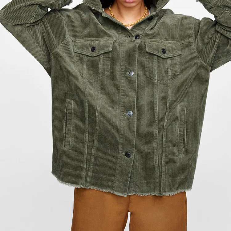 Женский европейский бойфренд Повседневный свободный вельветовый с длинным