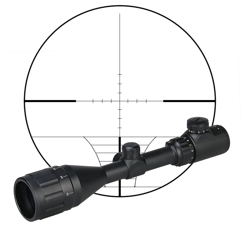 Hunting Scope Rifle Scope 3x-9x50AOEG Rifle Hunting Scope 1inch 25.4mm Tube Size Black For Outdoor Hunting gs1-0323