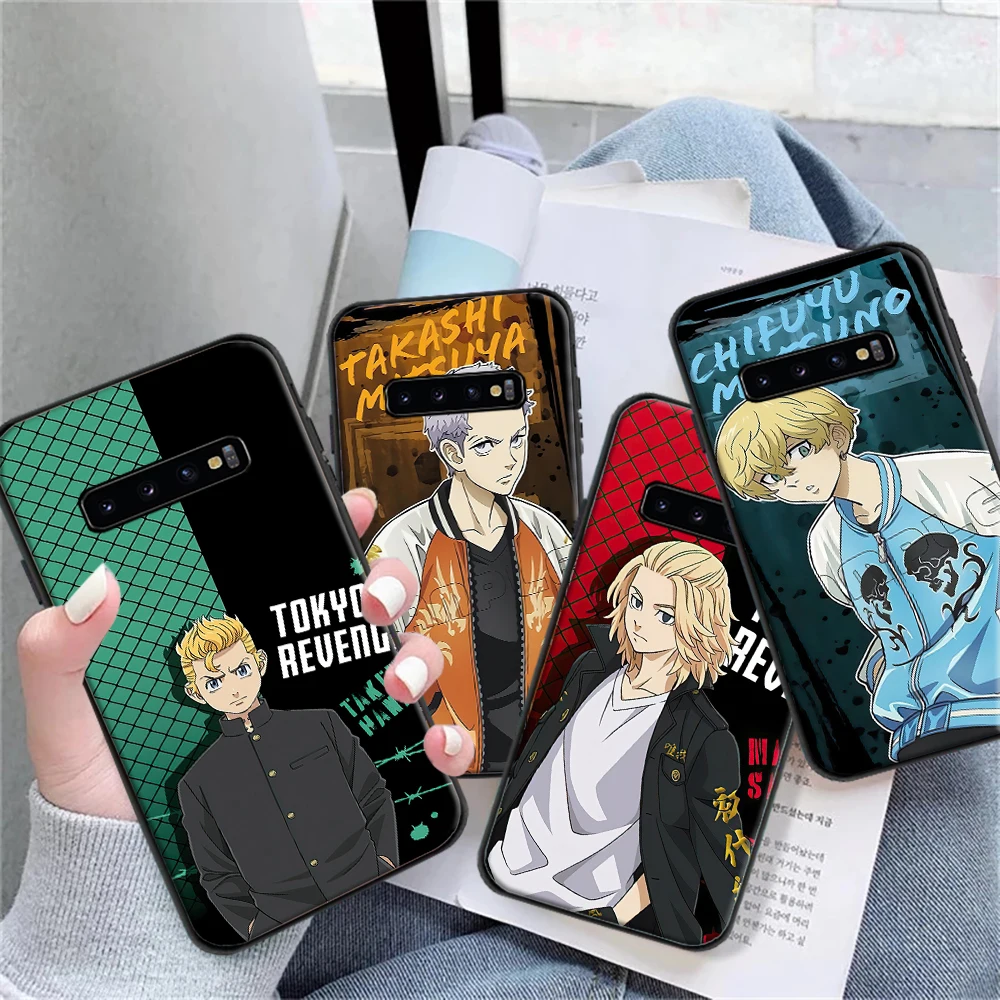 

Tokyo Avengers Japan Anime Phone Case For Samsung Galaxy S8 S9 S10 Plus S10 S20 Lite Ultra S20 FE Soft TPU Funda Back Cover