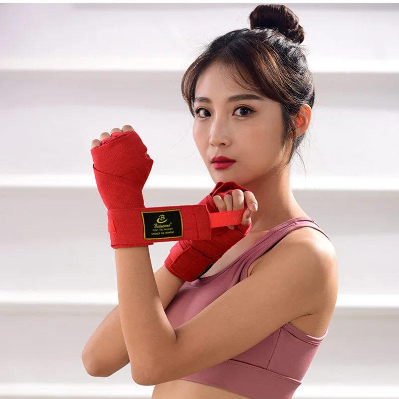 

Boxing Bandage Sports Sanda Tangled Hands with Elastic Muay Thai Bandage Men and Women Fighting Training Hand Cloth Bandage