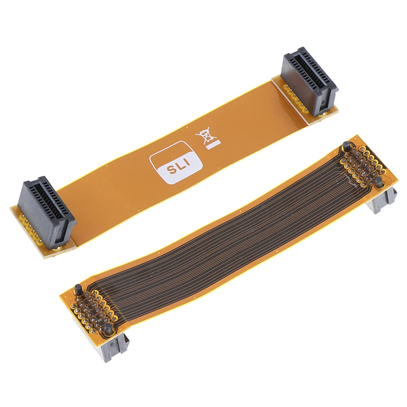 Гибкий 8 см 80 мм SLI мост PCI E кабель Разъем для видеокарты ASUS оптовая