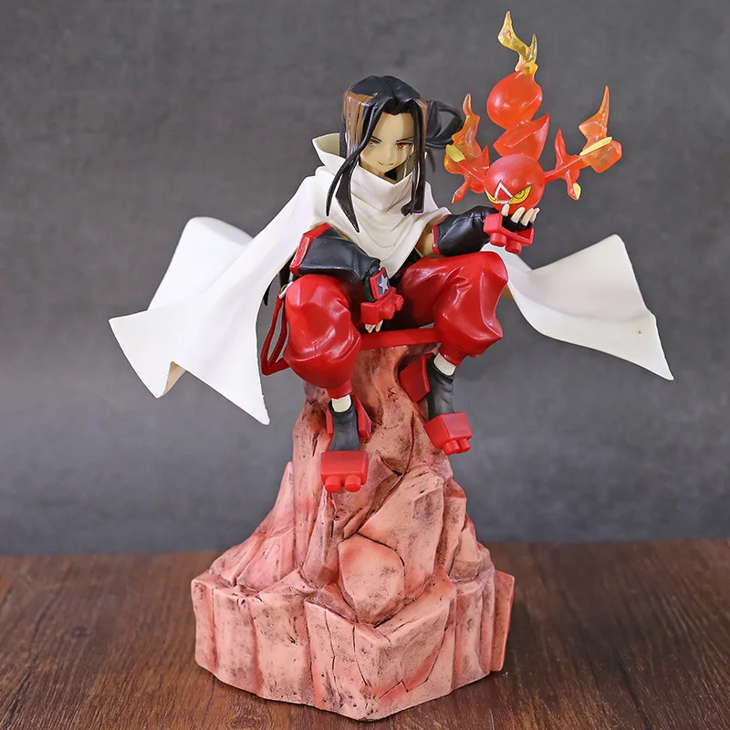 Аниме шаман Кинг фигурка Yoh Asakura AMIDAMARU HAO ASAKURA ПВХ модель аниме Коллекционная куклы