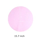 1 шт. розовыйсиний силиконовый коврик для торта инструменты для выпечки круглой формы с чехлом многоцелевой коврик для теста кухонные аксессуары