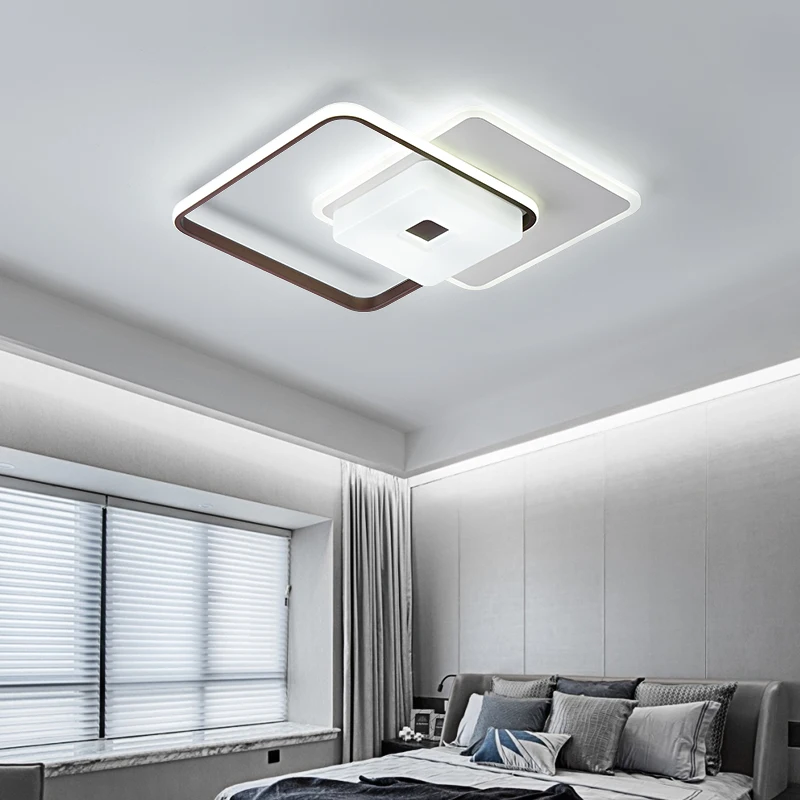 Современные светодиодные потолочные лампы для гостиной спальни lustre Avize Круглый