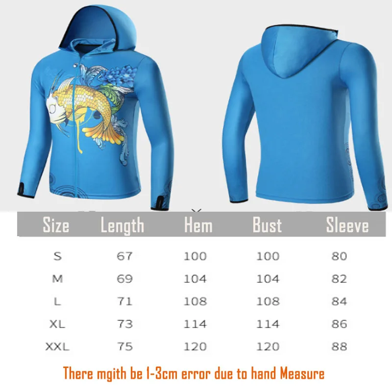 

Men Fishing Clothes Long Sleeve Hooded Tshirt Summer Spring Outdoor Quick Dry Anti UV Sunscreen Clothing Angler Fisherman Jersey