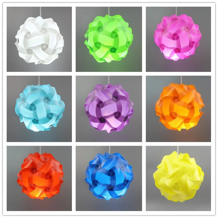  DIY Modern Pendant Ball novel iq lamp puzzle  lamdshades  for home decoration and Christmas bar decoration