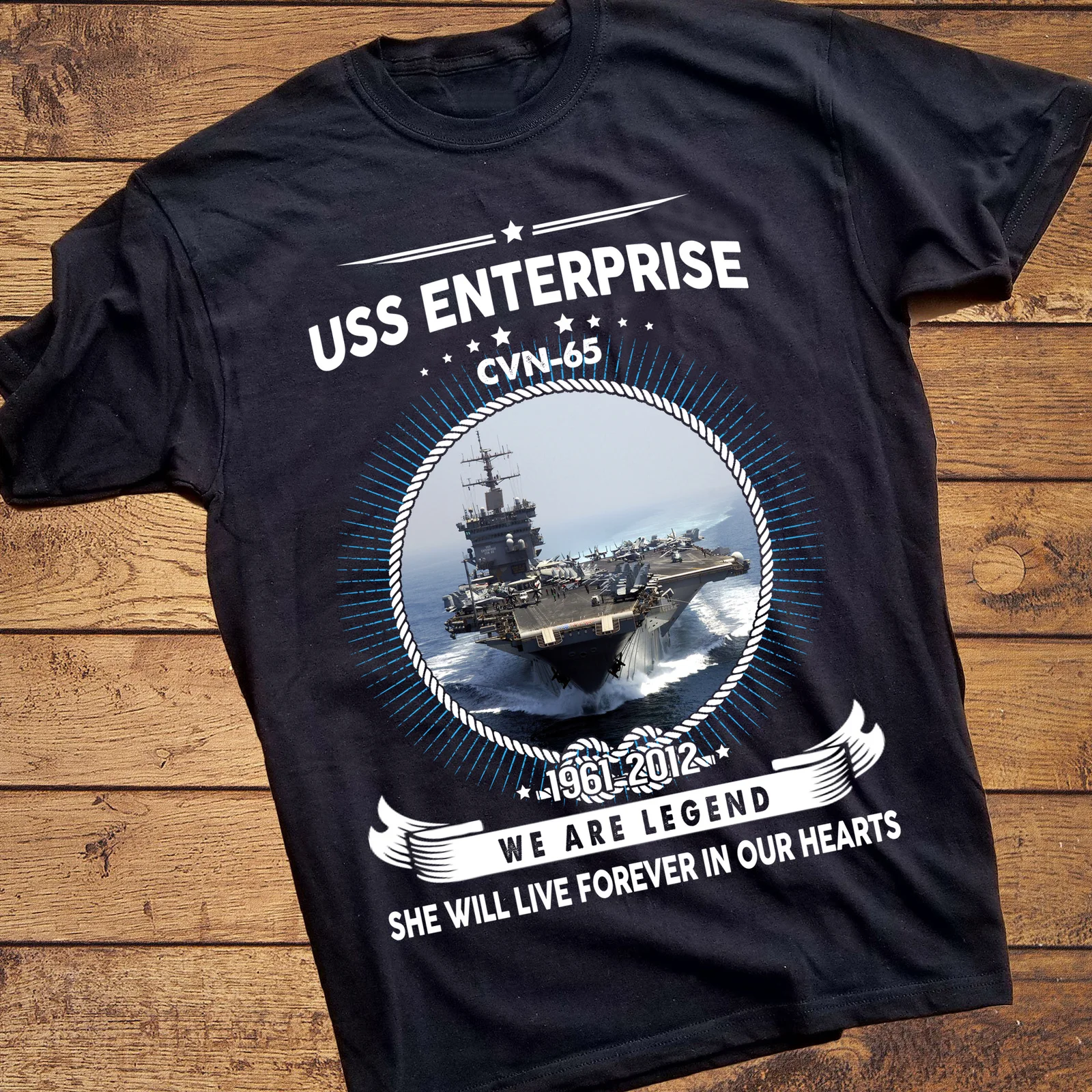 

USS Enterprise CVN 65 Nuclear-powered Aircraft Carrier Printed T-Shirt. Summer Cotton Short Sleeve O-Neck Mens T Shirt New S-3XL