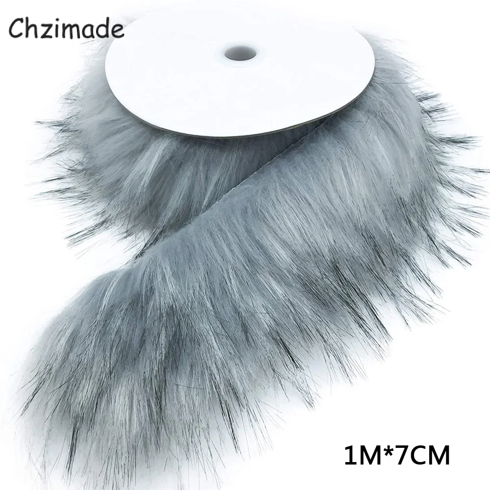 Мягкая имитация искусственного меха Chzimade 1 м x 7 см лента с кружевной отделкой для