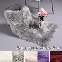 6cm shag carpet for living room shaggy faux fur sheepskin front door mat indoor soft plush fluffy area rug for sofa chair decor