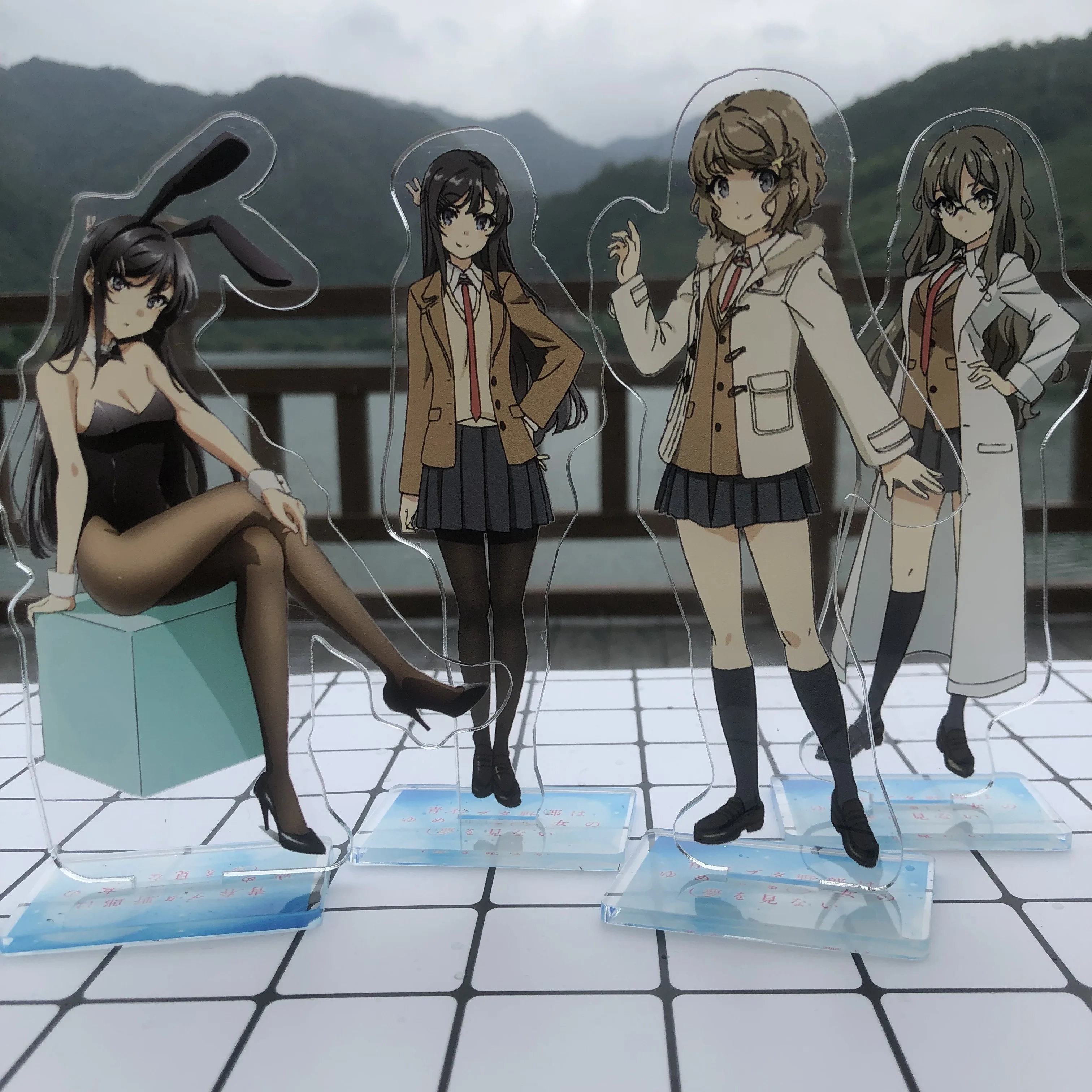 

Модельная тарелка, Настольная игрушка, модельная тарелка, не мечтает о мечтающей девушке, коге ТОМО, сакурадзима МАИ, фигурка на акриловой п...