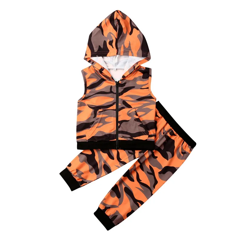 От 1 до 5 лет толстовка с капюшоном для маленьких девочек камуфляжный костюм