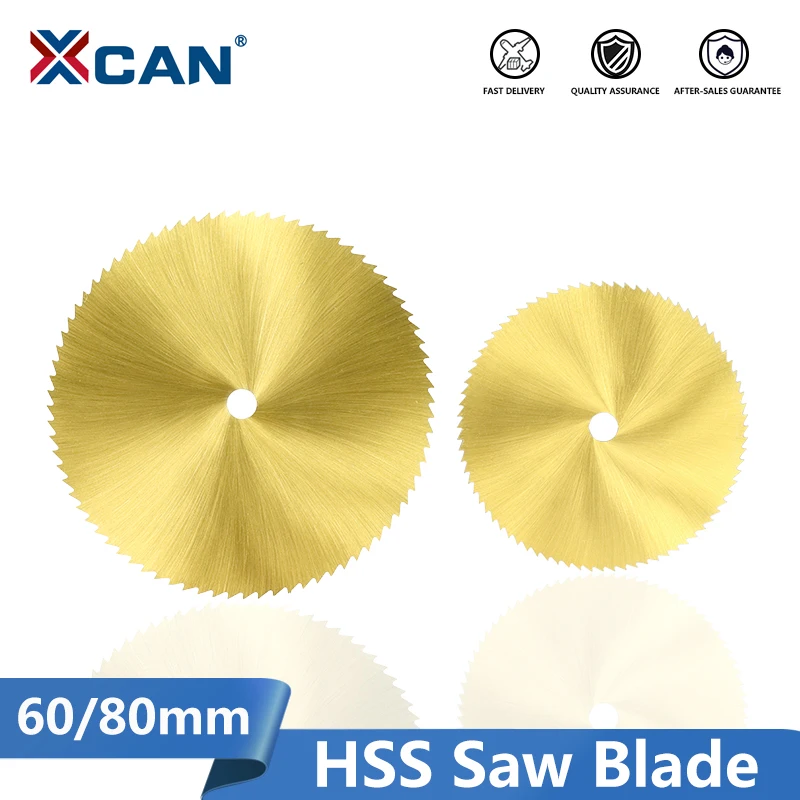 XCAN HSS M2 мини пила 60/80 мм 72T с титановым покрытием для вращающихся инструментов диск