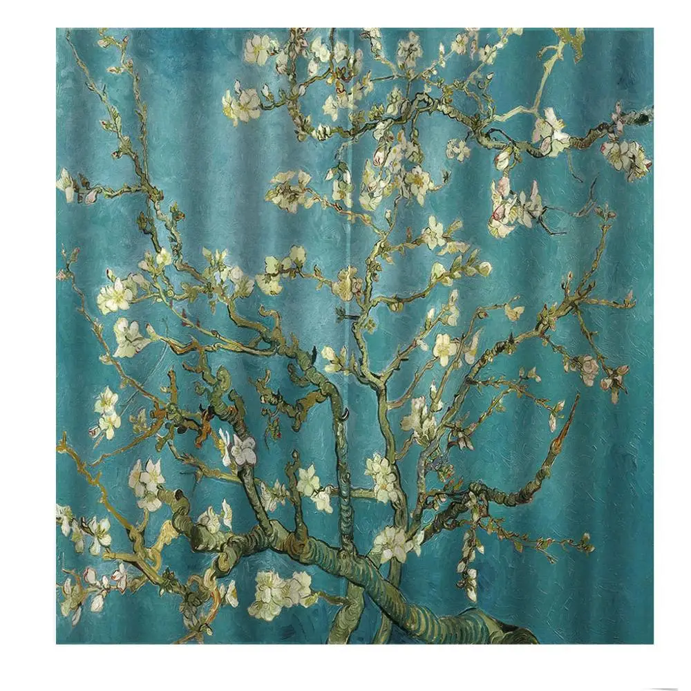 Chinese Style Flower and Bird Curtain For Living room Bedroom Blackout Window Drapes Indoor Decor Customizable any size | Дом и сад