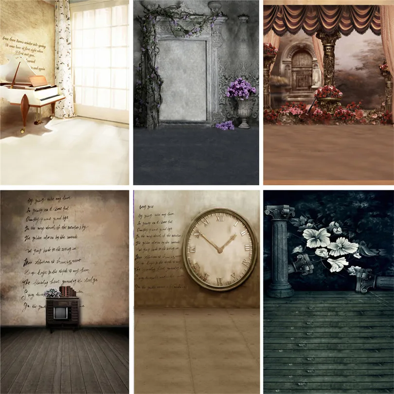 Nitree Виниловый фон для фотостудии картина маслом стильный деревянный пол