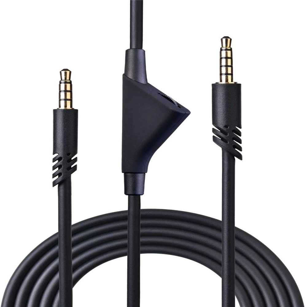 Aux кабель для игровой гарнитуры регулятор громкости звука штырь сменный