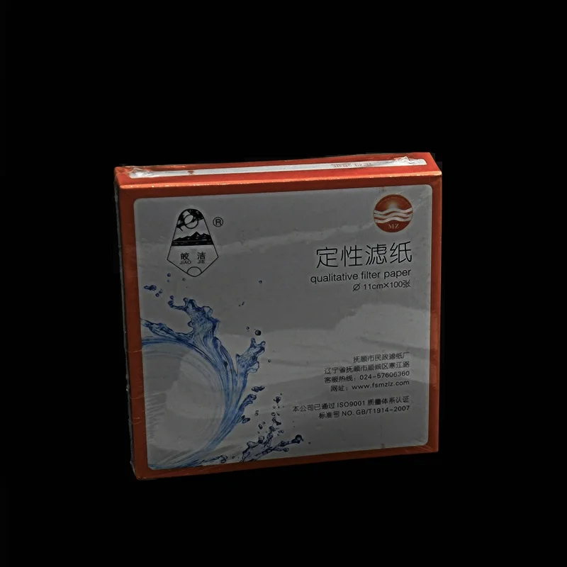 Qualitative Filter Circular Oil Detection Paper Laboratory Chemical Analysis Filtration Diameter 11 cm 100/PK | Канцтовары для