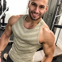 summer 2020 gyms men fashion sleeveless tank tops male bodybuilding fitness clothing stringer breathable quick dryin vest