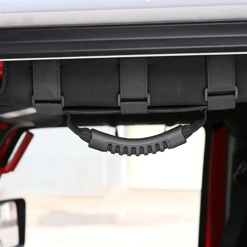 Черная рулонная планка боковая Нескользящая ручка для внедорожника