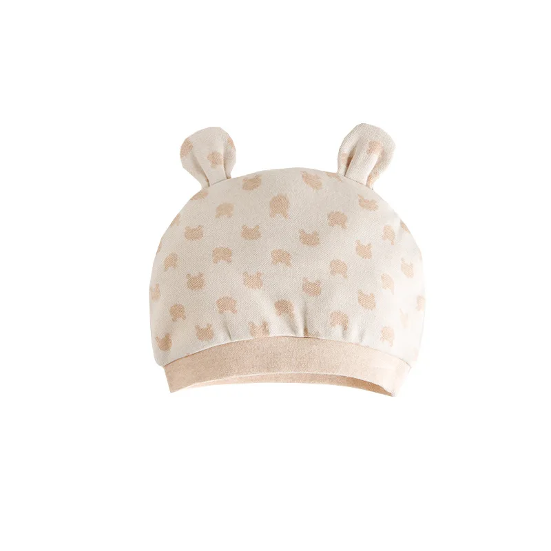 

2019 New style Newborn cotton boyCap Spring Autumn Unisex Baby pure natural non-pollution Organic colored cotton girls caps