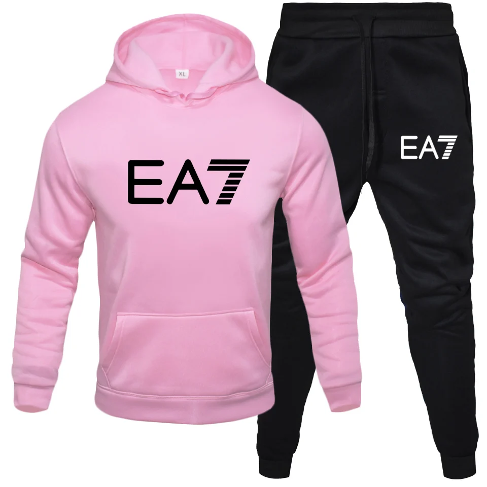 

Men's outdoor sportswear 2-piece new suit spring and autumn hoodie + pants Men's sportswear brand clothing casual sweater hoodie