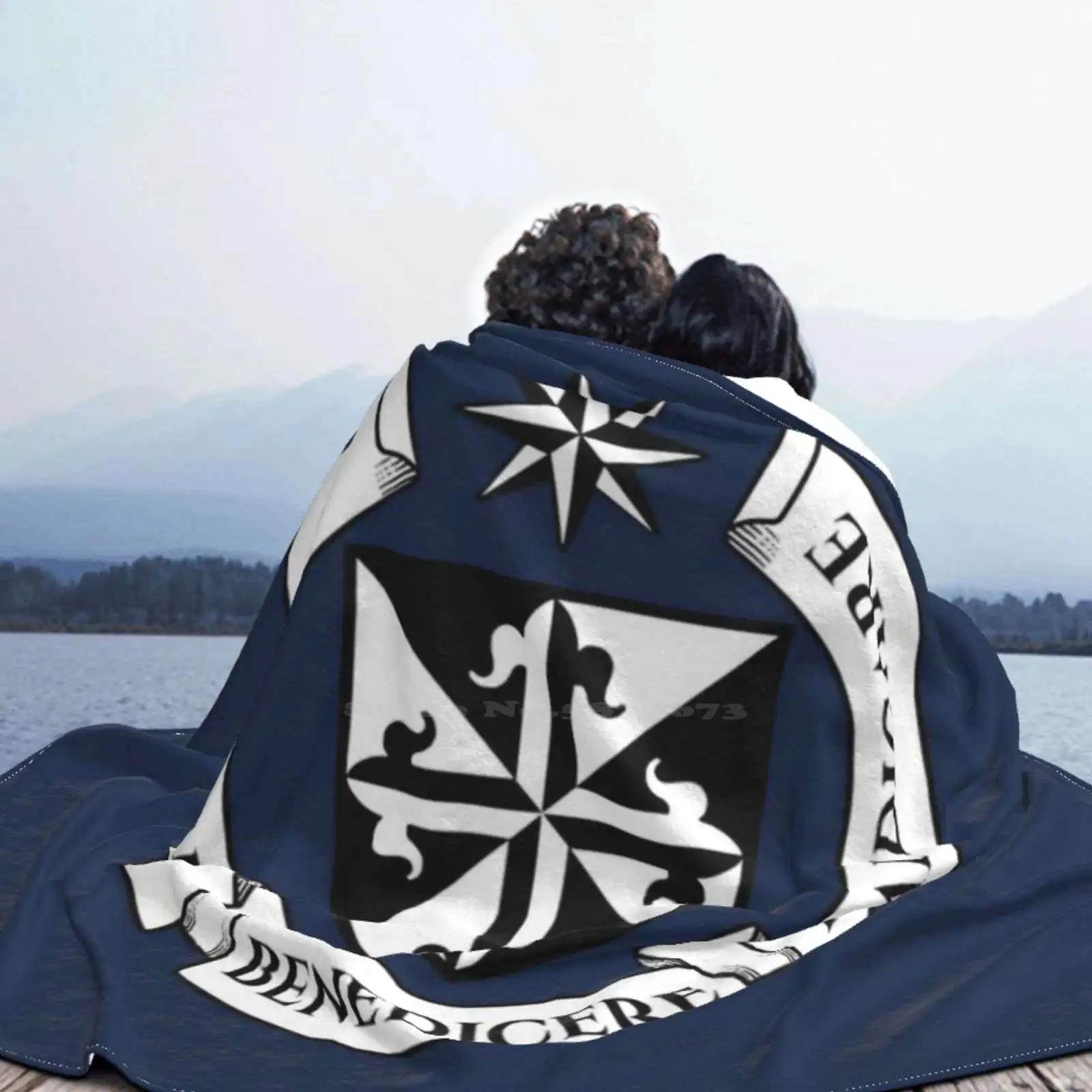 Dominican Order Coat Of Arms Hot Sale Printing High Qiality Flannel Blanket Saint Dominic St | Дом и сад