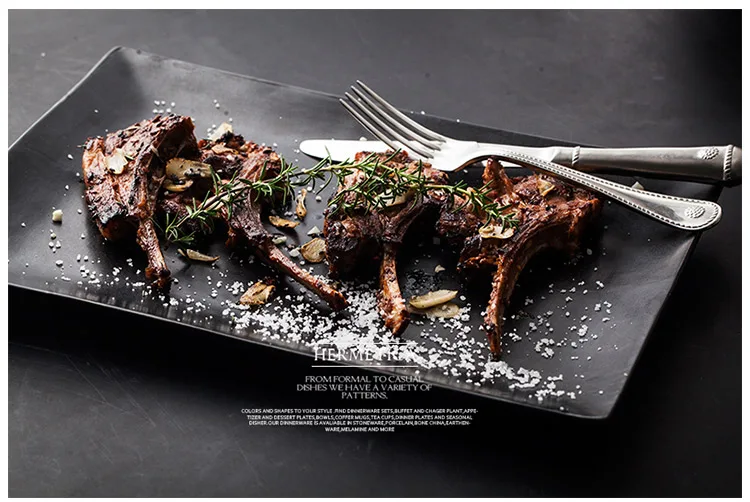 Европейский стиль Западная пищевая тарелка для завтрака закусок Бытовая