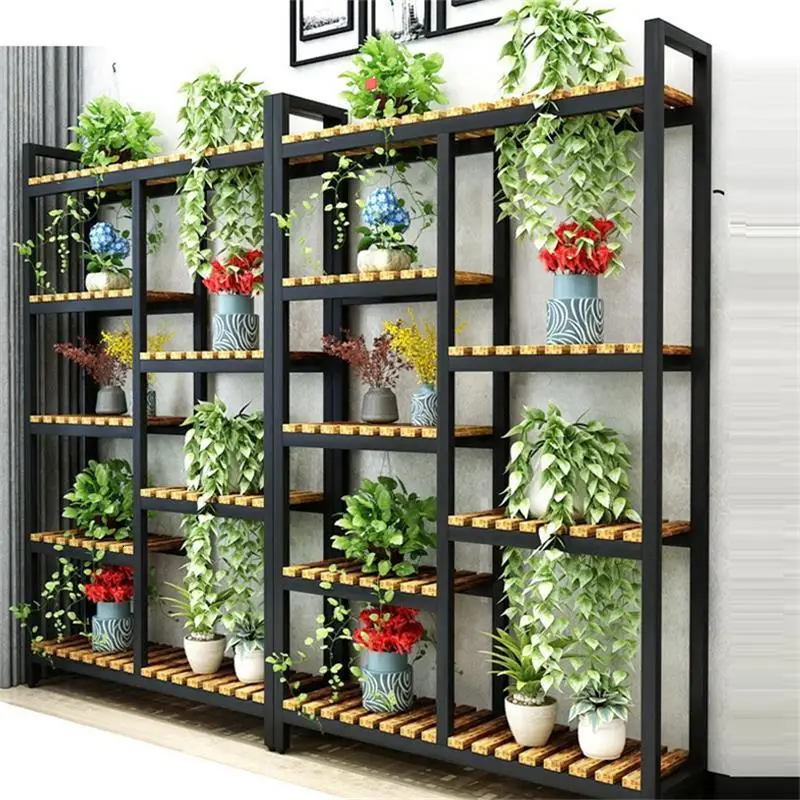 

Garden Shelves For Estanteria Para Plantas Pot Escalera Decorativa Madera Outdoor Flower Stand Rack Stojak Na Kwiaty Plant Shelf