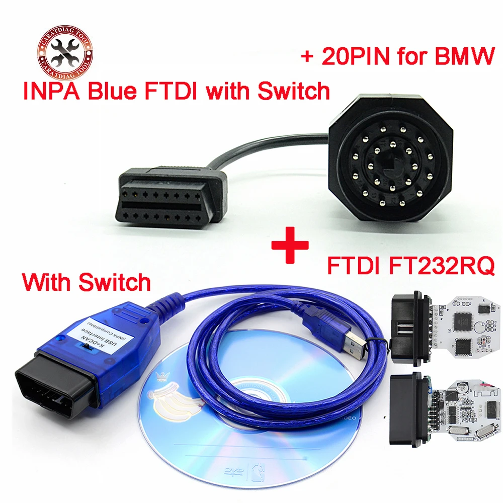 2021 новейший интерфейс INPA K + DCAN USB для bmw OBD CAN ридер диагностический сканер