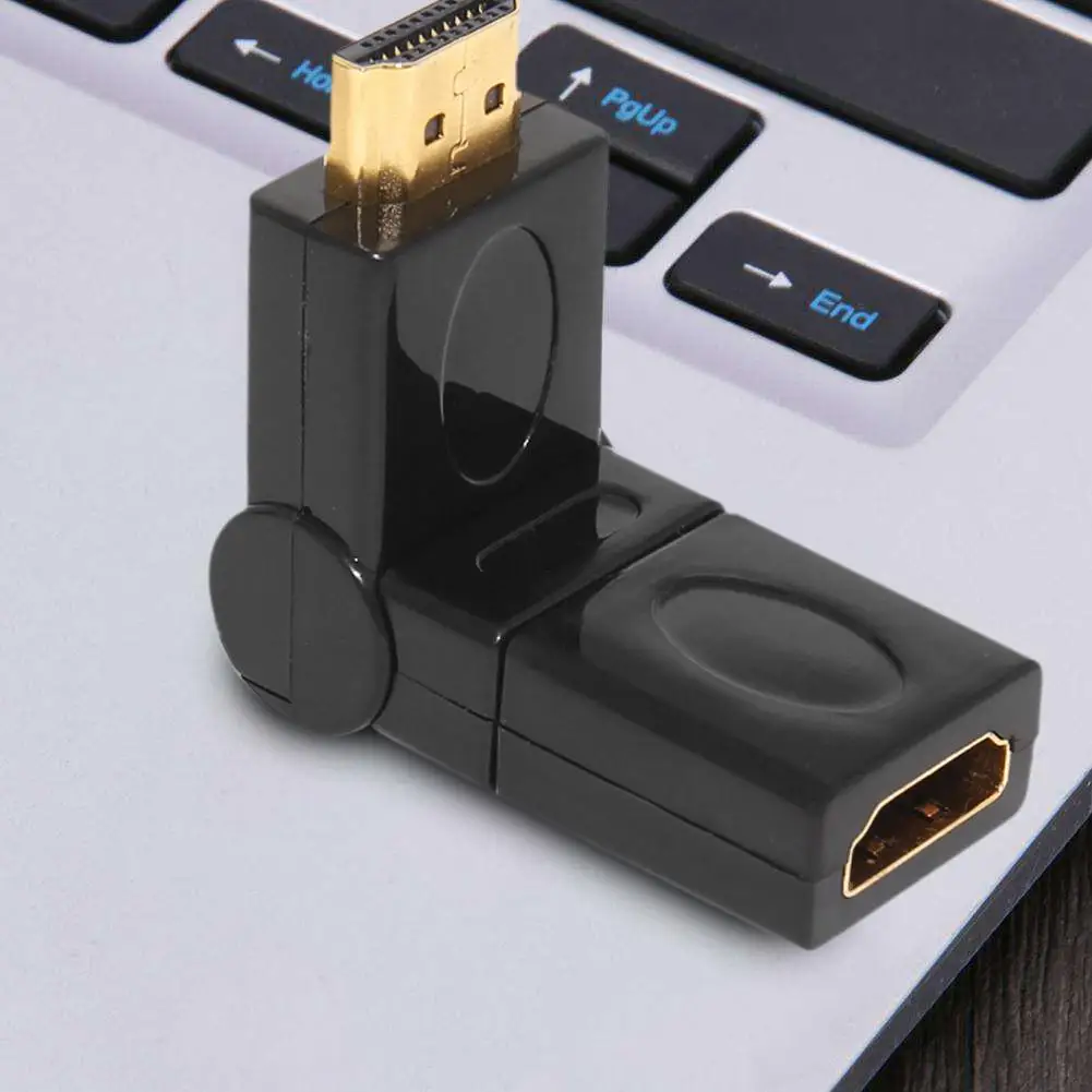 Все-вокруг 360 градусов вращения Hdmi папа к Женский Регулируемый адаптер