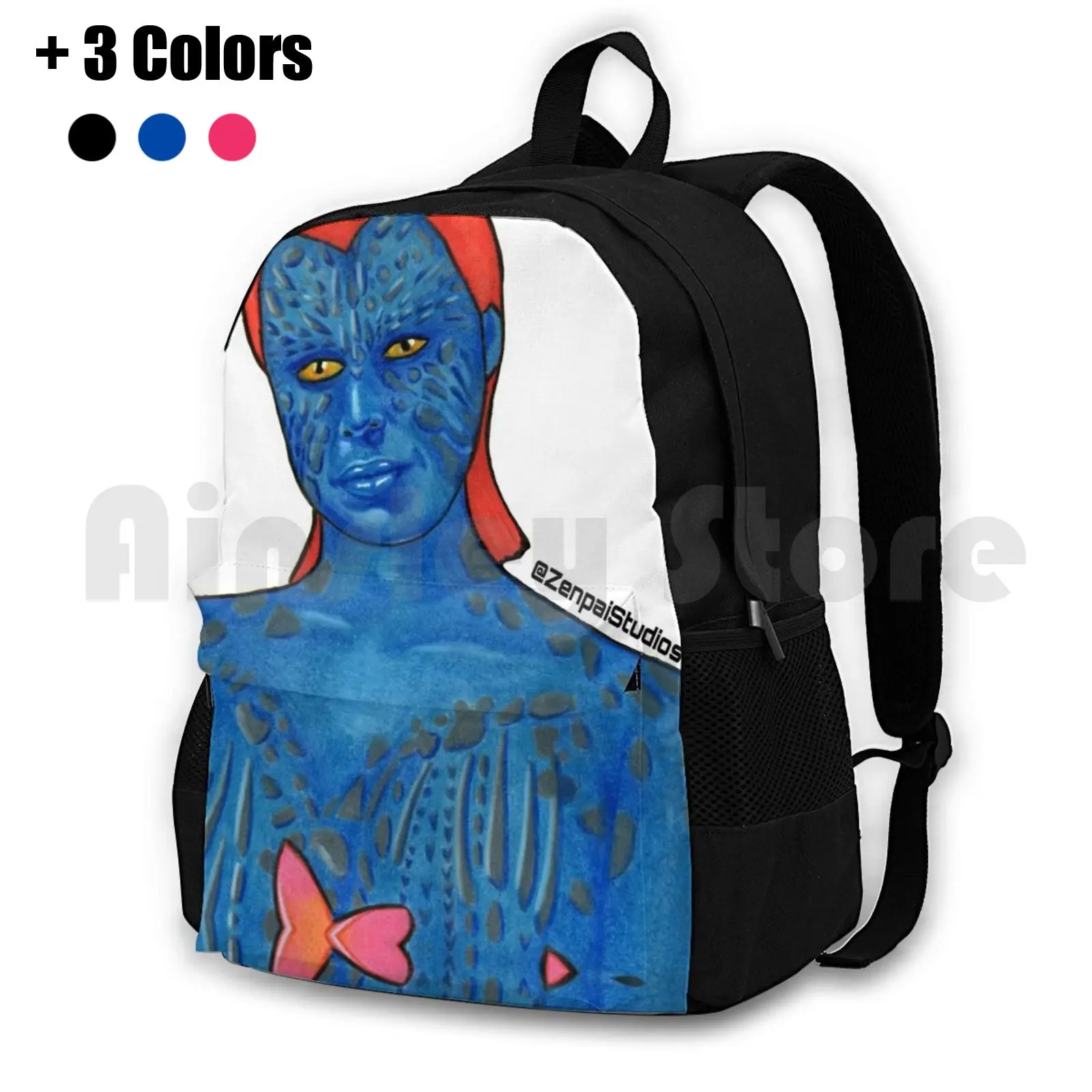 

Mystique Outdoor Hiking Backpack Riding Climbing Sports Bag Xmen Mystique Superhero Magneto