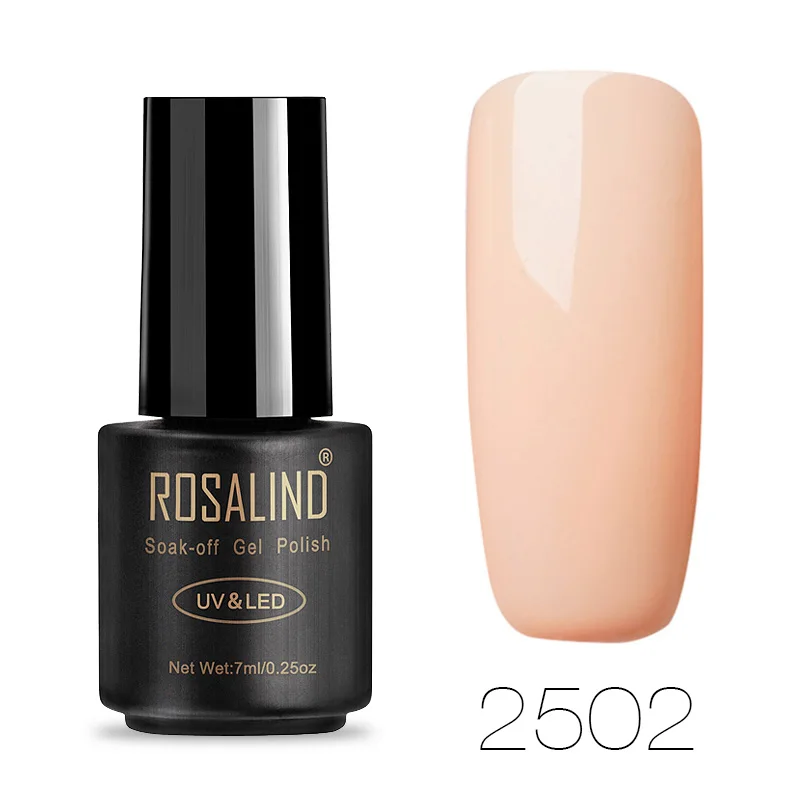 RA2502 ROSALIND Розовый фиолетовый серия гель лак для ногтей все для маникюра ногти маникюр Топ База Набор дизайн ногтей гель лаки - Цвет: RA2502
