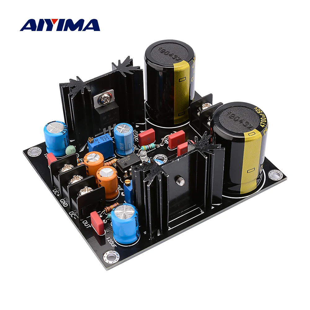 Выпрямительный фильтр AIYIMA переменного тока в постоянный ток LM317 LM337 плата питания