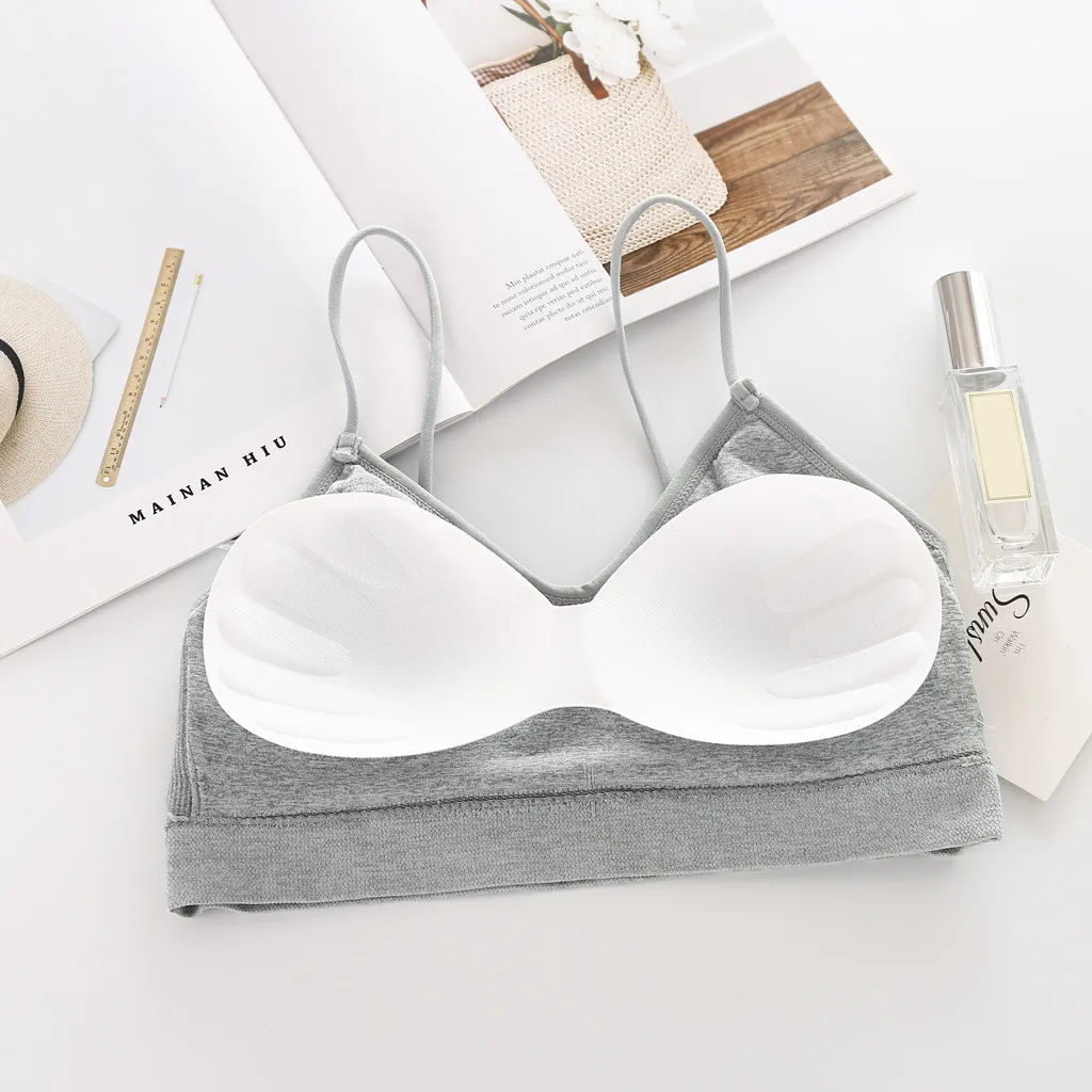 Новинка 2020 хит Модный женский бюстгальтер без колечков чашечки на груди