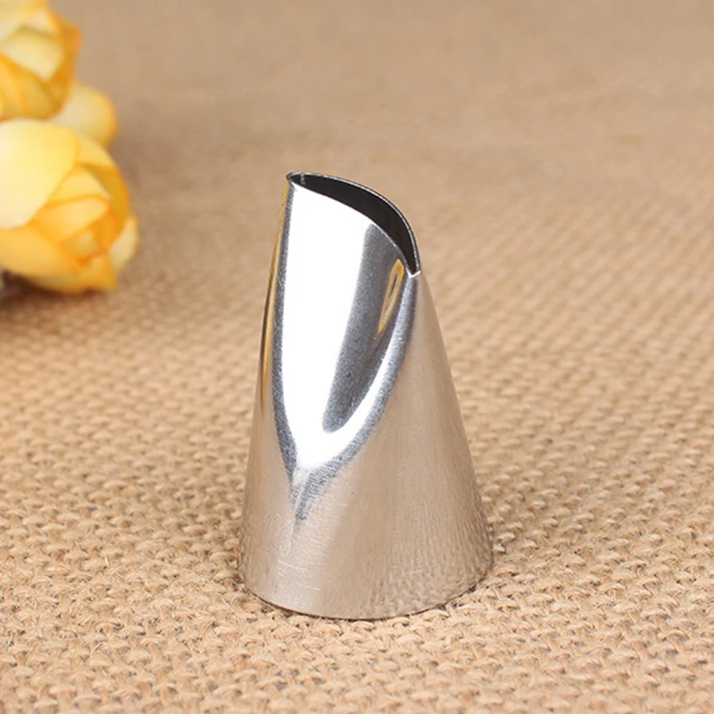 #123 Роза из нержавеющей стали лепестки DIY глазурь окантовки кекс торт