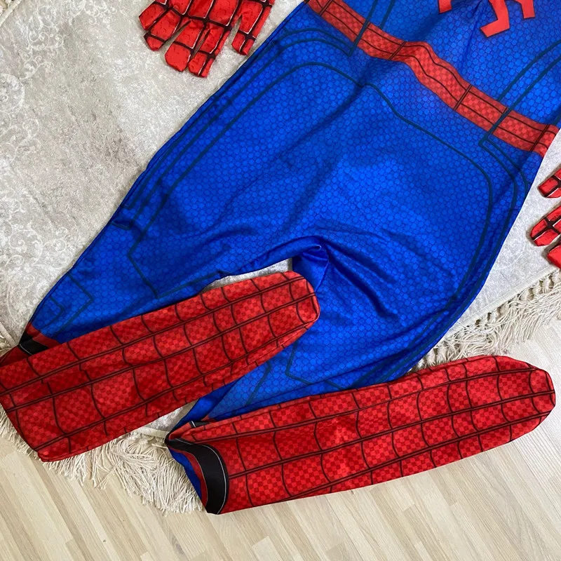 Высококачественный костюм Человека-паука для мальчиков и девочек нарядное