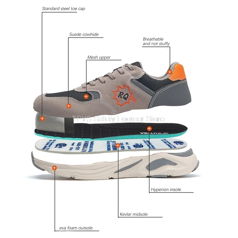 Дропшиппинг Для мужчин женщин рабочая обувь Сталь вставкой на носке