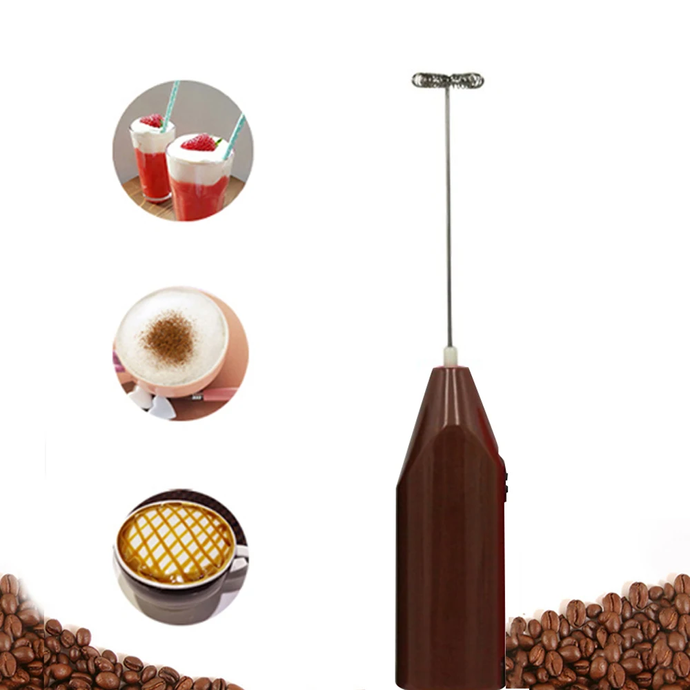 

Mini Electric Milk Frothers Drink Foamer Whisk Mixer Stirrer Coffee Egg Beater
