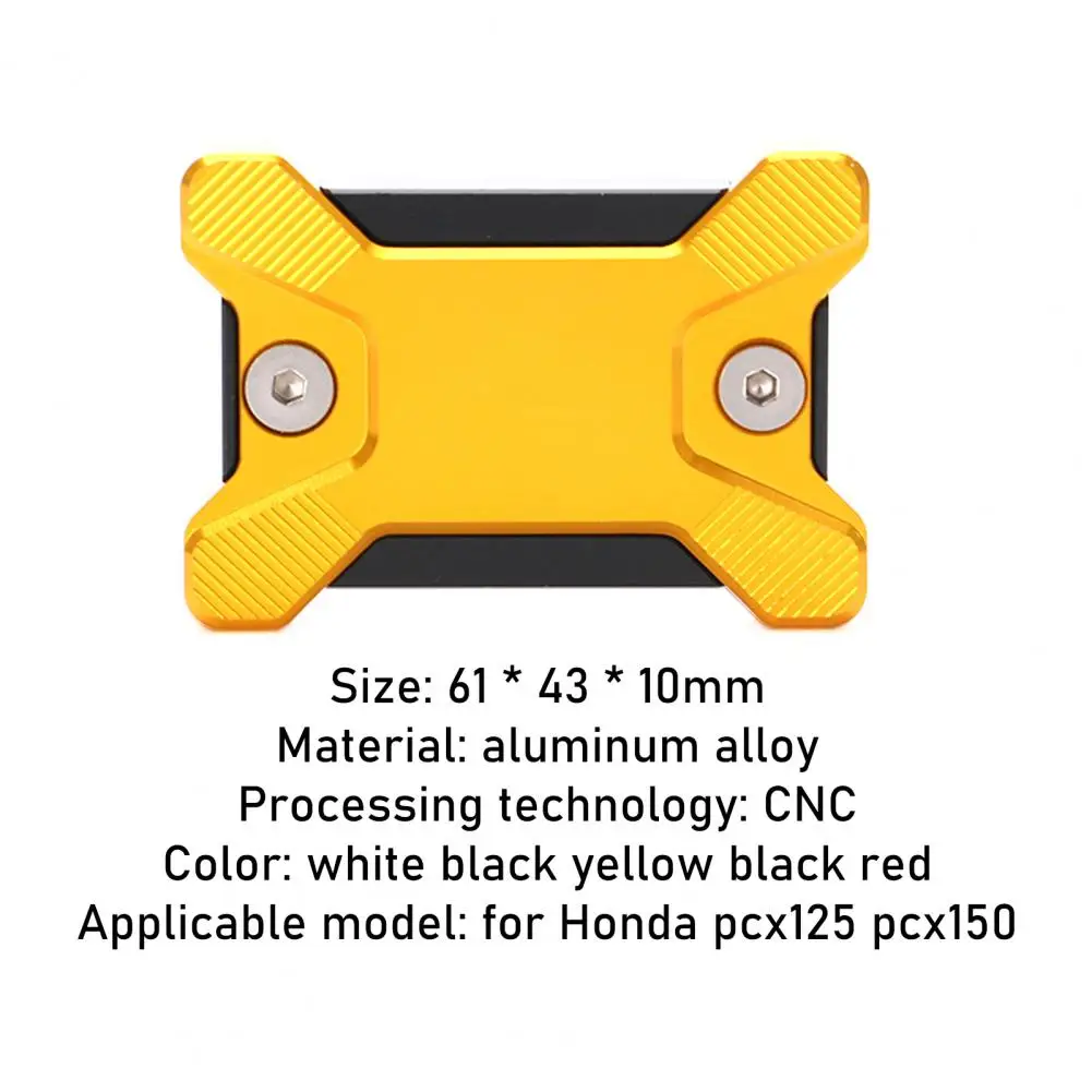 

Motorcycle CNC Aluminum Alloy Front Brake Master Cylinder Reservoir Cover for Honda PCX125/150 Accessories Goods