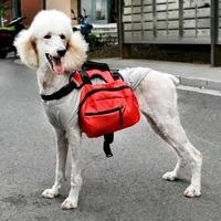 outdoor removable dog backpack harness reflective pet vest harnesses travel camping hiking medium large dogs saddle bags