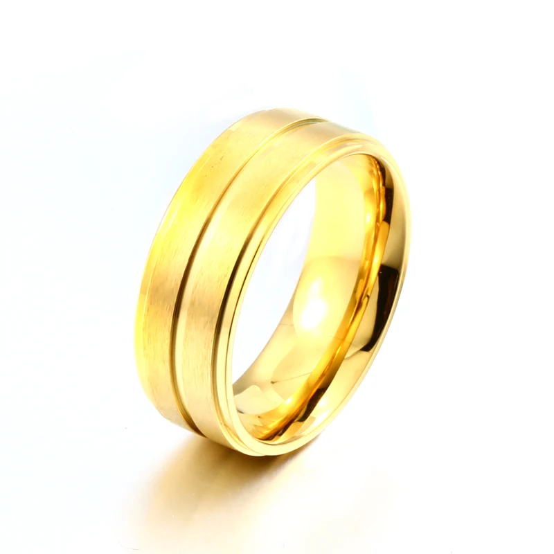 BEIER модный колечко с рисунком из нержавеющей стали внутренним деревом Свадебная