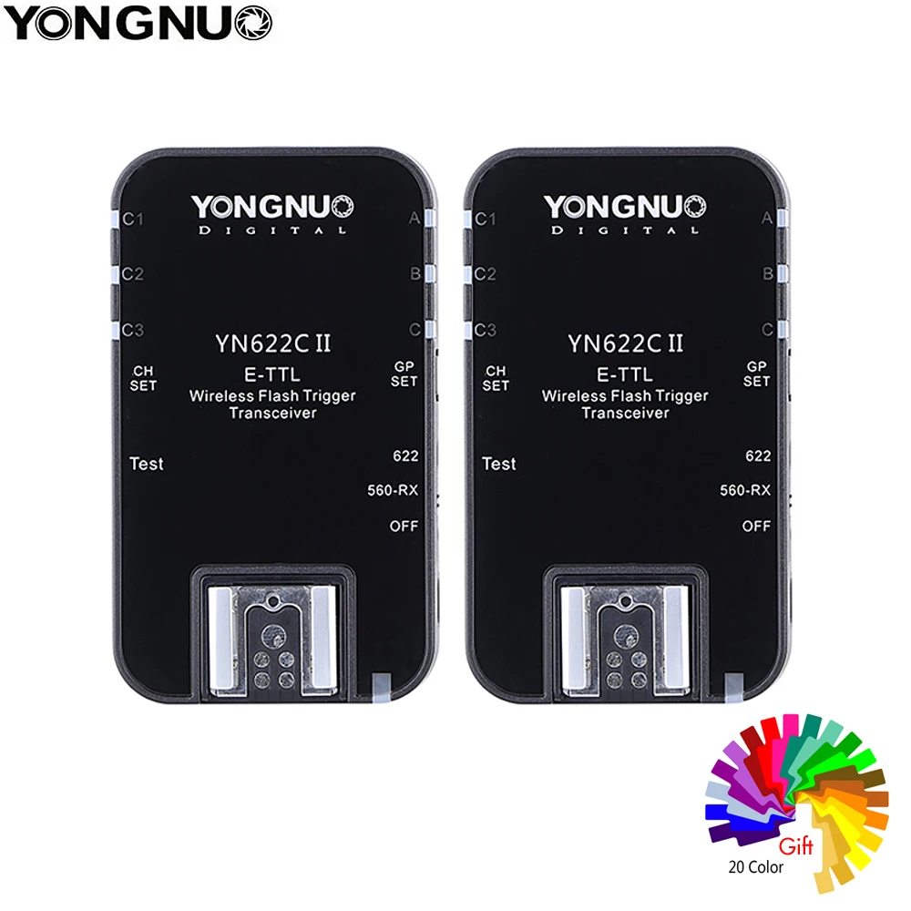 Светодиодная лампа для видеосъемки Yongnuo YN-622C II Беспроводной E-TTL 1/8000s HSS вспышка