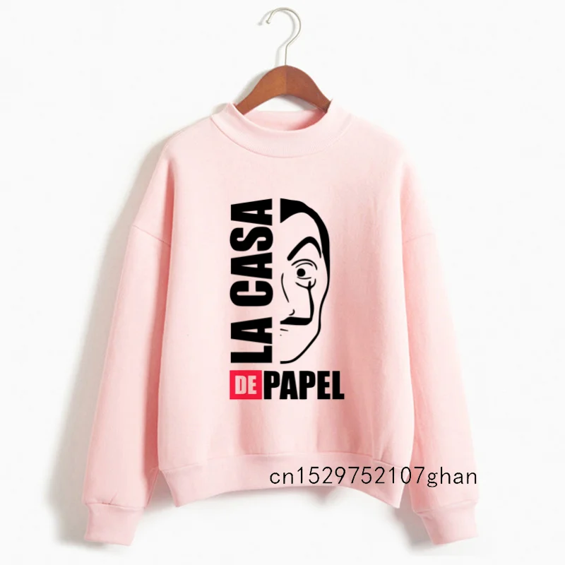 

New Money Heist Harajuku Hoodies Women Hip Hop La Casa De Papel hoodie Fashion House of Paper Fashion Female Sweatshirts