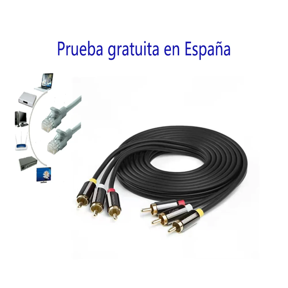 

Rj45 network cable is compatible M3u with smart Android IOS M3u PC Utp patch Cat5e, support EU. Españ. Delivery within 24 hour