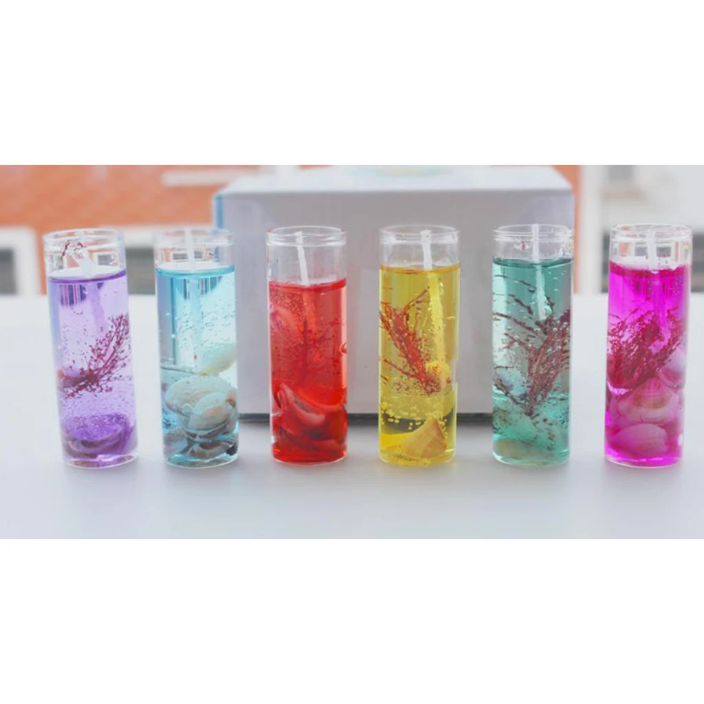 100 г желейные восковые свечи прозрачные гелевые для дней рождения материал