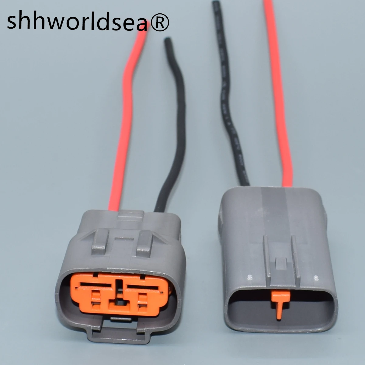 

shhworldsea 2 Pin sealed series 7.8mm Automotive Connector male or female cable connector 6195-0060 6195-0057 for Mazda wire