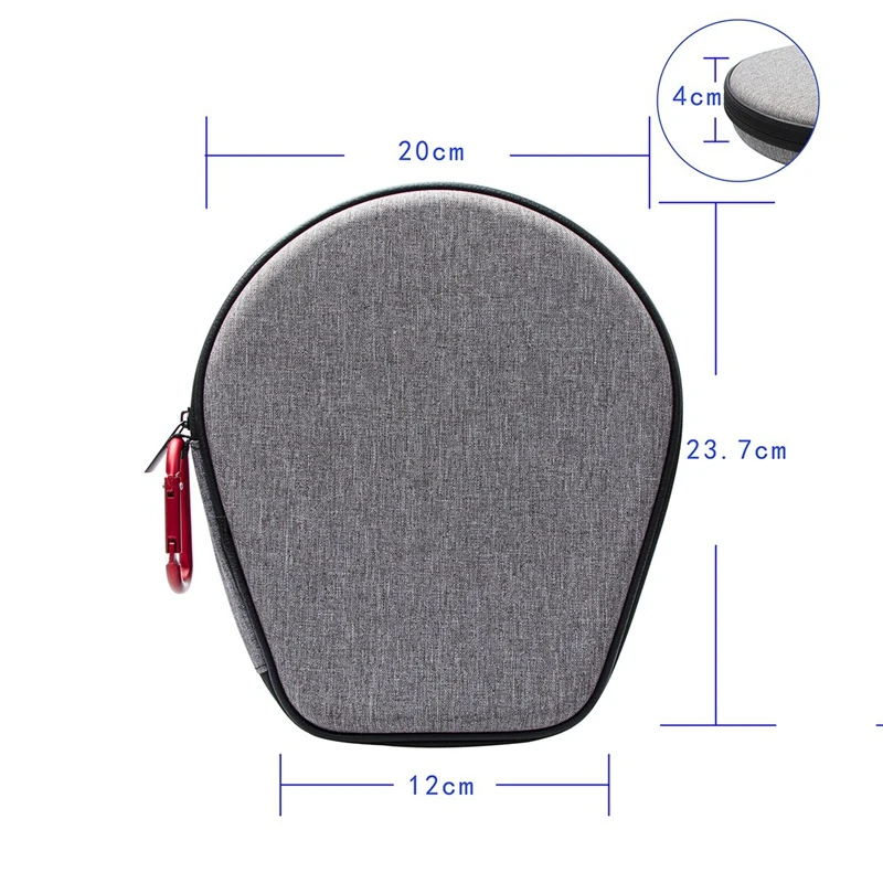 Жесткий чехол EVA для переноски наушников Защитная мягкая ткань подкладка